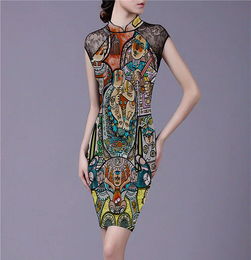 民藝新生 以傳統工筆畫為靈感的系列服飾設計探索